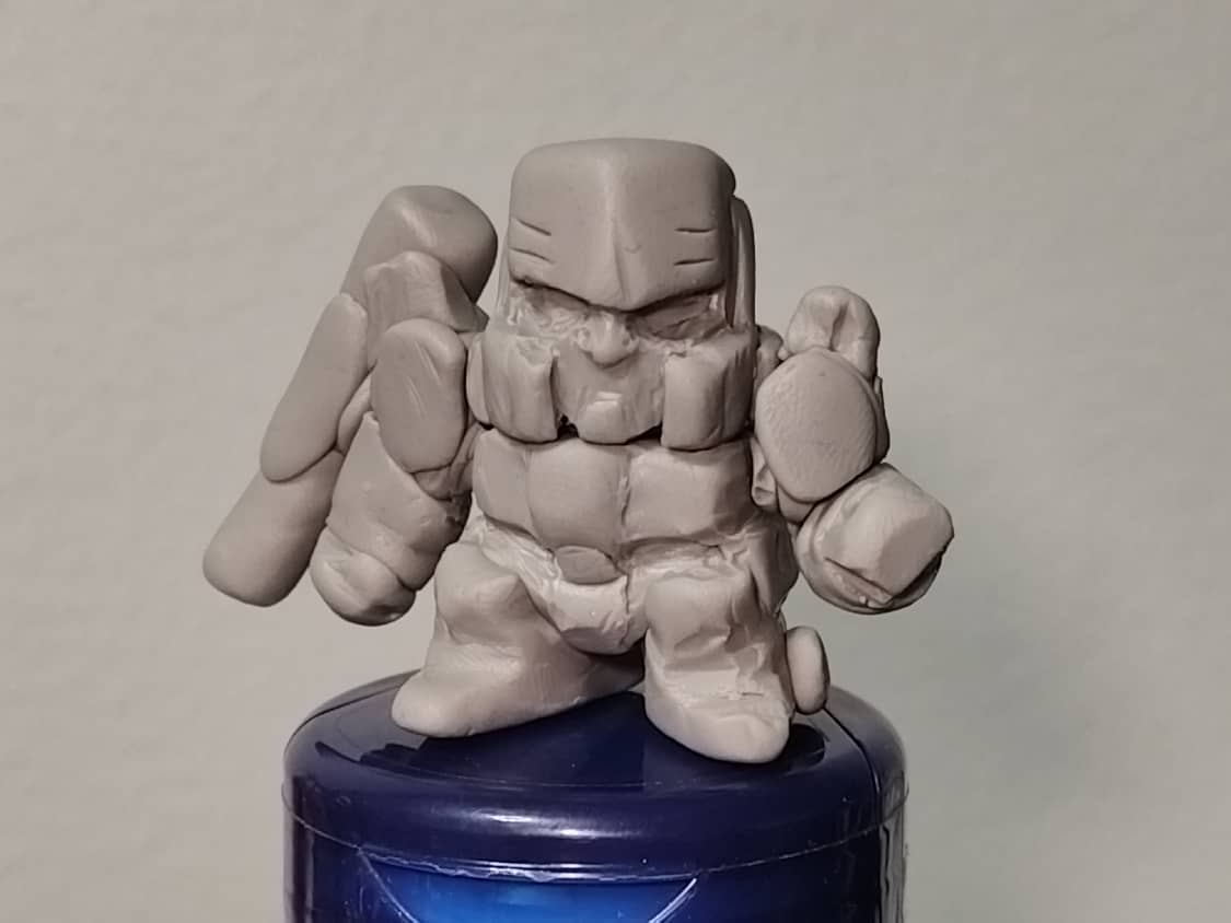 SD Megatron clay model